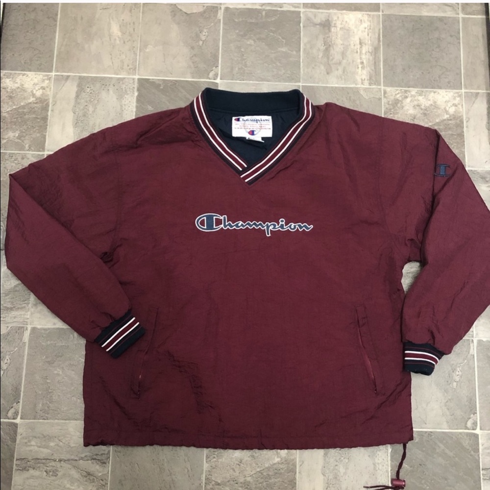 Men’s vintage 90s champion windbreaker top sz L